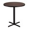 National Public Seating NPS Cafe Table, 36 Round, X Base, 36 Height CT13636XCMY - alternate 1